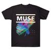 Футболка Muse The 2nd Law Рок-группа Muse Высококачественная хлопковая одежда Унисекс Уличный стиль Оверсайз Топы Лето Готическая уличная одежда