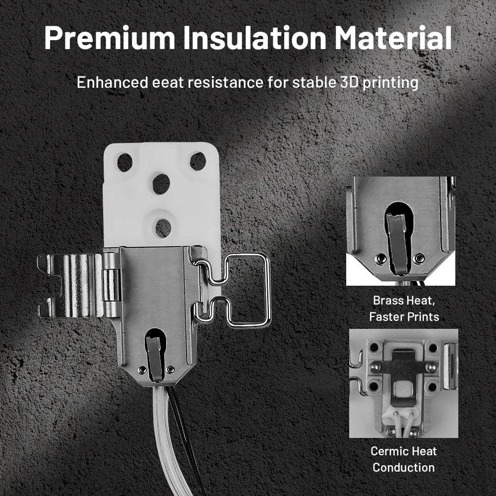For Bambu Lab A1/A1mini Hotend Upgraded Heating Assembly High Temperature Resistance For Bambu Lab A1 Mini Bambulab Accessories