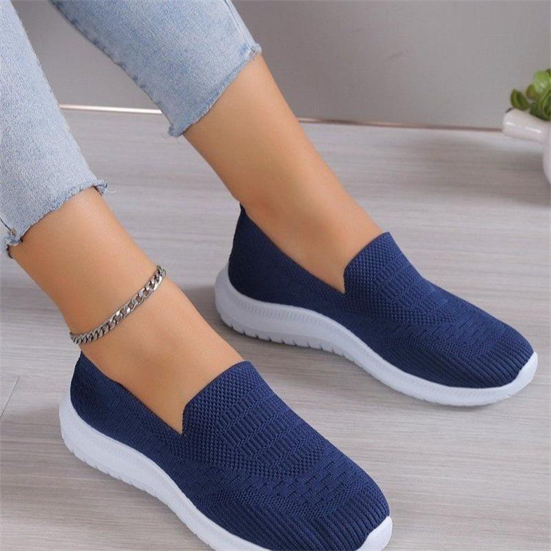 2025 осень европейская и американская внешняя торговля большой размер тканые однопедальные туфли женские дышащие легкие ленивые туфли для доски