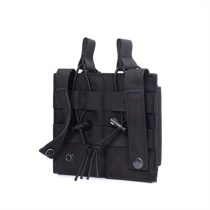 Tactical Molle Magazine Pouch Tactical Pouch Double Rifle Pistol Mag Pouch 2-Layer Cartridge Holder