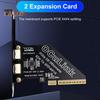 Плата расширения с широкой совместимостью, универсальная PCIE 4.0 x 8 для поддержки Oculink, преобразование SFF-8639 U.2 SSD, 2-портовая плата расширения