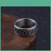 Steel Vintage Stainless Classic Viking Celtic Knot Ring For Men Women Rotatable Fidget Anxiety Spinner Rings
