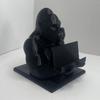 Подставка для телефона Смешная подставка в форме гориллы Креативные украшения Держатель для ручек Многофункциональный 3D-печатный настольный аксессуар Стол