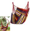 Hammock Swing Chair Canvas Portable Comfortable Colorful Stripe Chair Hanging Rope Swing for Indoor