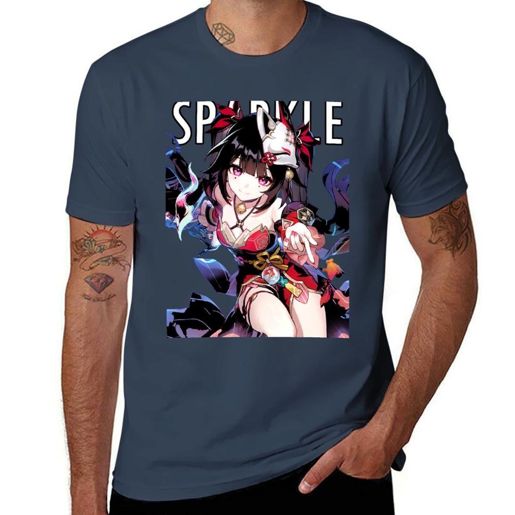 Блеск honkai Star rail Футболка hanabi honkai star rail наклейки Блеск star rail чехол Футболка Hanabi