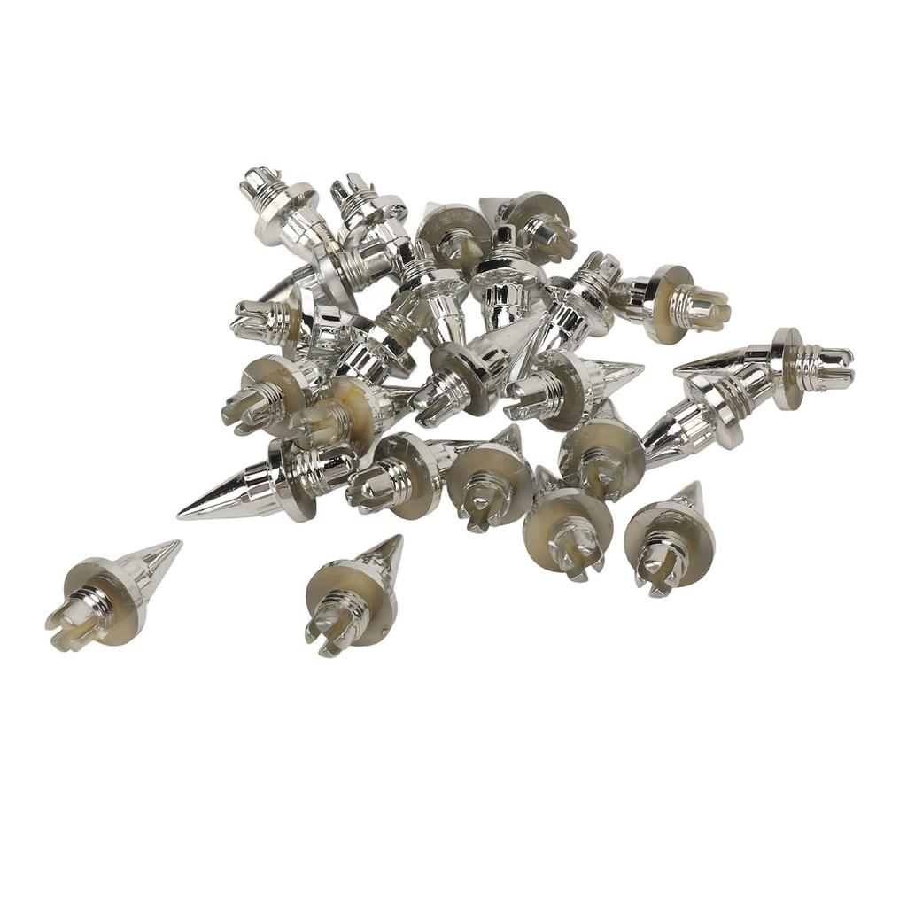 25Pcs Wheel Rim Rivet Nut Stylish Look Easy Installation Spike Wheel Rim Lip Rivet Nut for Wheels