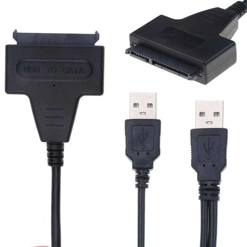 SATA2 SATA3 к USB 2,0/3,0, два кабеля-адаптера, внешнее питание для 2,5-дюймового/3,5-дюймового жесткого диска SSD, конвертер HotA