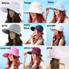 2021 Anti-UV Foldable Sun Hat Beach Hat Outdoor Cap Wide Brim