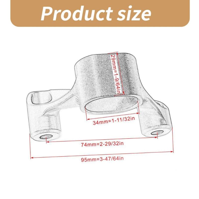 Aluminum Exhaust Pipe Holder Motorcycle Support Brackets Motorcycle Exhaust Mounting Brackets Suitable for 790/890