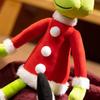 36 см Специальная Зеленая Аниме Рождественский Монстр Плюшевая Кукла Стройная Красная Одежда Забавная Кукла Праздничные Подарки