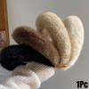 1 шт. Плюшевый материал Минималистичный стиль Искусственная норка Мягкие повязки на голову для умывания лица Элегантная повязка на голову Универсальная Многоцветная
