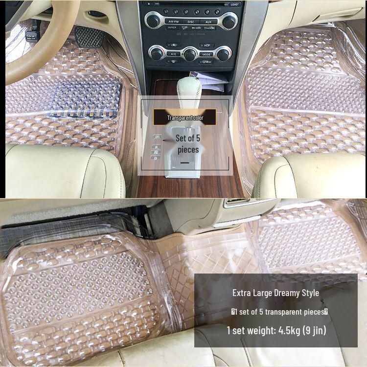 Экологичный Прозрачный Нескользящий Водонепроницаемый Коврик для Пола Автомобиля