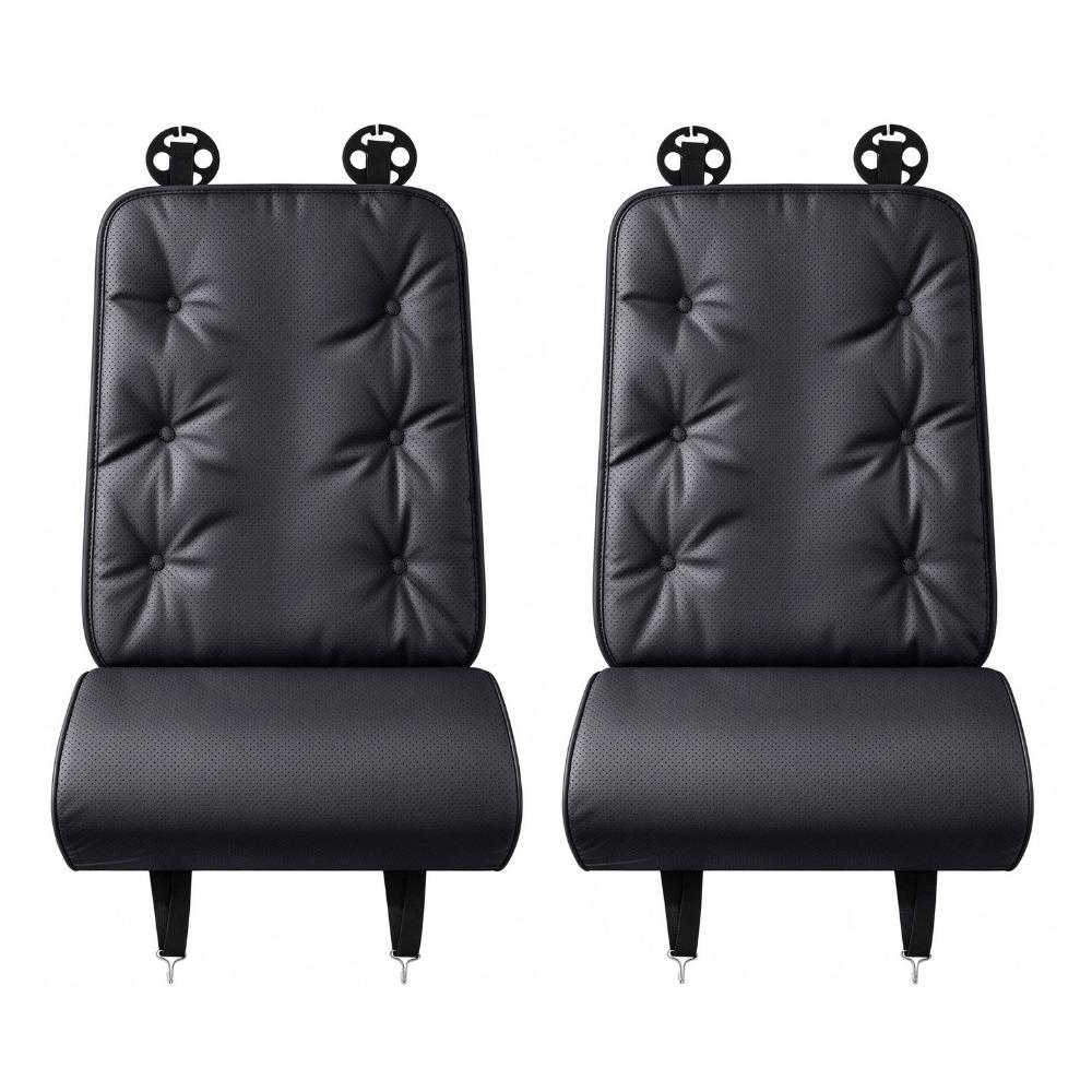 Nappa Leather Car Seat Cover Suede Cover Seat Extension Pad Leg Cushion Mat Leg Support