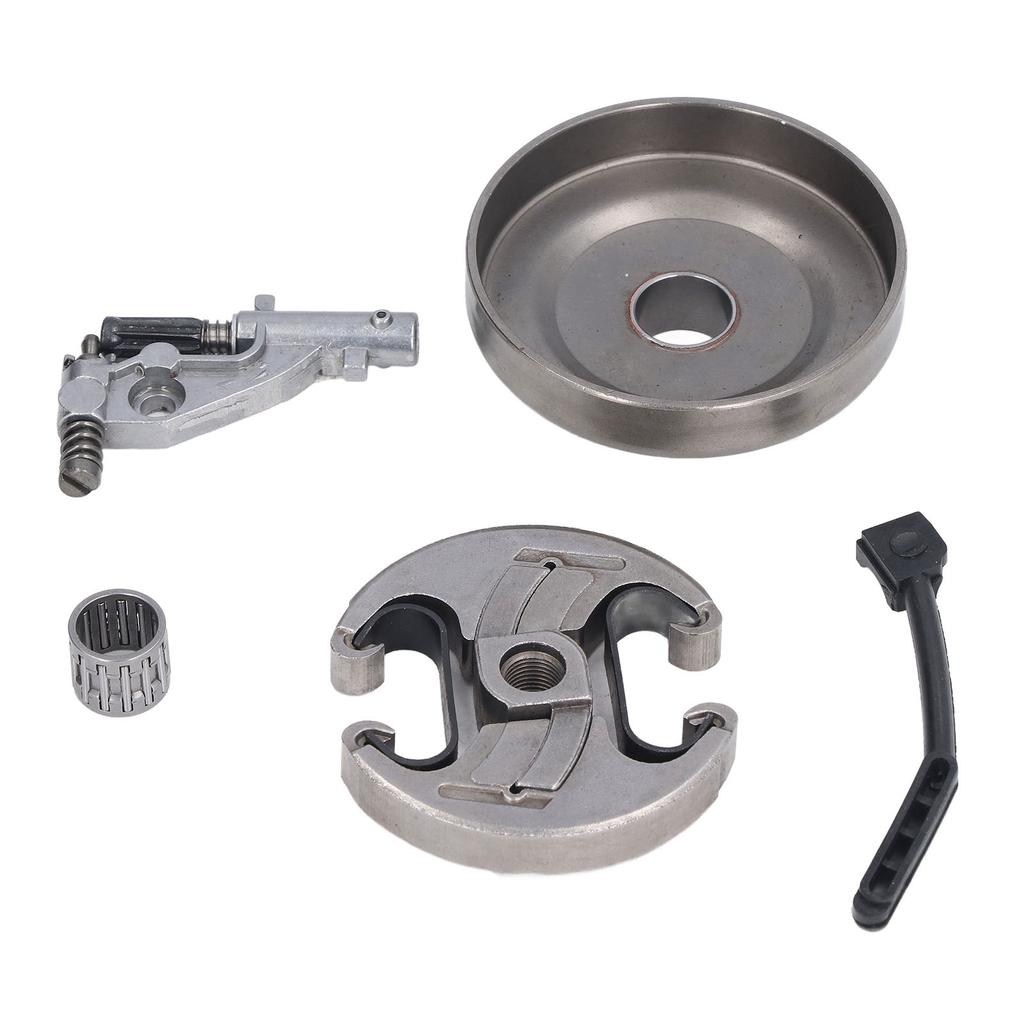 7 Teeth Clutch Drum Oil Pump Kit 17x30mm Gear Iron High Accuracy for Husqvarna 455 460 Chainsaw