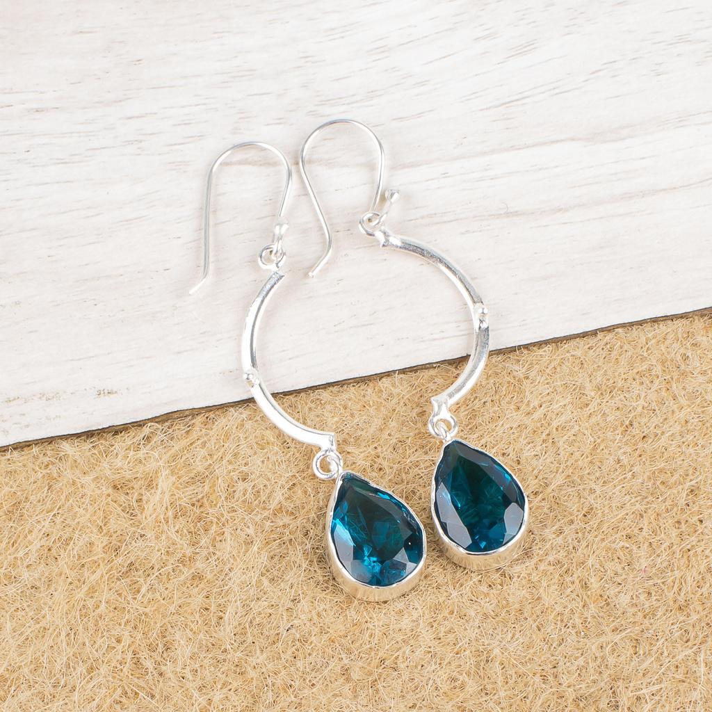 Украшения из апатита, серьги из серебра 925 пробы ручной работы, великолепные серебряные украшения для свадебного подарка