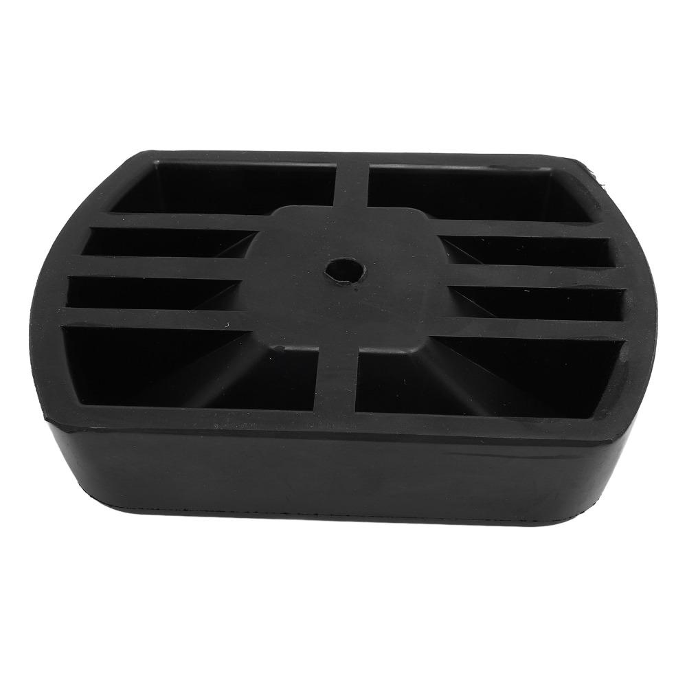 Nitrile Rubber Trailer Wheel Chock 16.8 x 12.7 x 3.5cm Jack Stabilizer For Camper