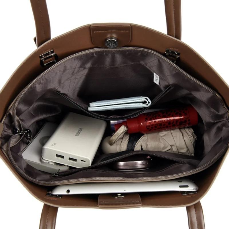 Fashionable and Minimalist Tote Bag, Large Capacity Shoulder Bag, Retro Tote Bag, Women's Handbag, Casual Shopping Shoulder Bag