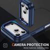 Для чехла для телефона IPhone17promax Скрытый кронштейн для объектива Узор из углеродного волокна Магнитный на ощупь кожи для чехла для телефона Apple