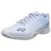 YONEX Power Cushion Aerus Z Круглый носок На шнуровке Удобные Нескользящие Низкие Бадминтонные кроссовки Унисекс Белый Синий SHBAZ2W