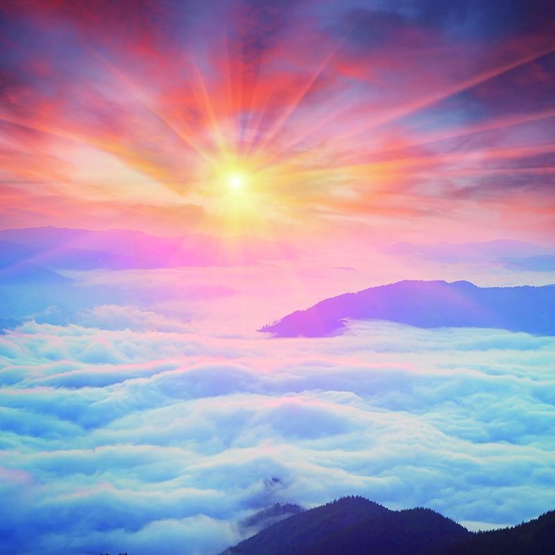 Домашний декор Гостиная Спальня Гобелен Красивый закат Солнце Луна Мандала Настенный гобелен