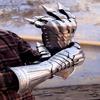 Medieval Sauron Gauntlets Steel Medieval Armor Gloves Crusader Larp Gauntlets, Lord of The Rings Gauntlets