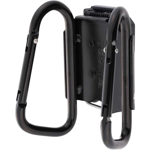 Tajima Safe System Detachable Tool Holder, High-Strength Steel, Large Double Carabiner, SFKHI-CLW. Easy To Attach and Detach. Attaches To Your Belt La