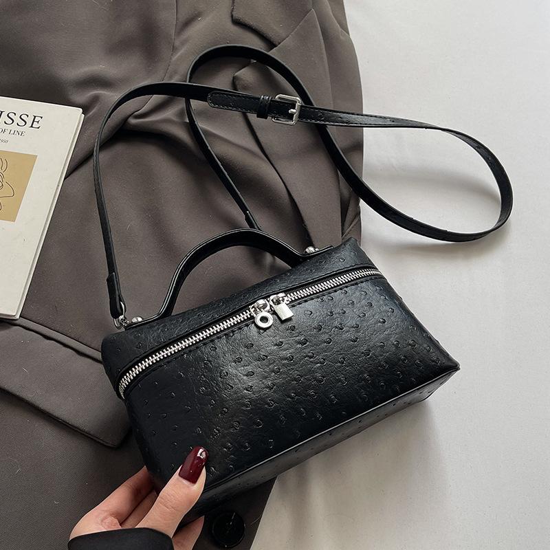 Трендовые новые продукты персонализированный узор страуса портативная маленькая квадратная сумка женская мода для поездок на работу универсальная сумка-мессенджер высокого класса