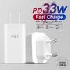 Для OPPO 33W USB зарядное устройство быстрая зарядка Quick Charge 3.0 мобильный штекер телефон зарядное устройство адаптер для iPhone Samsung Xiaomi Redmi