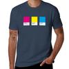 LGBT COLOR PANTONE PALLETE PANSEXUAL COMMUNITY DESIGN TShirt Urban Casual Loose Fit Tee