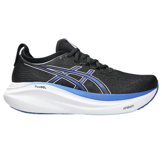 Asics Кроссовки для бега Gel-Nimbus 27 Удобные Универсальные Простые Модные Прочные Низкие Кроссовки Мужские Кроссовки Черные 1011B958-006