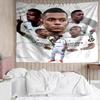 Kylian Mbappé Tapestry for Bedroom Aesthetic Classroom Tapestries Wall Hanging for Living Room Dorm Office,Ideal Creative Gift