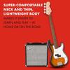 Squier от Fender Squier Электробас Коллекция Debut™ Precision Bass®, Накладка из лавра, Бе...