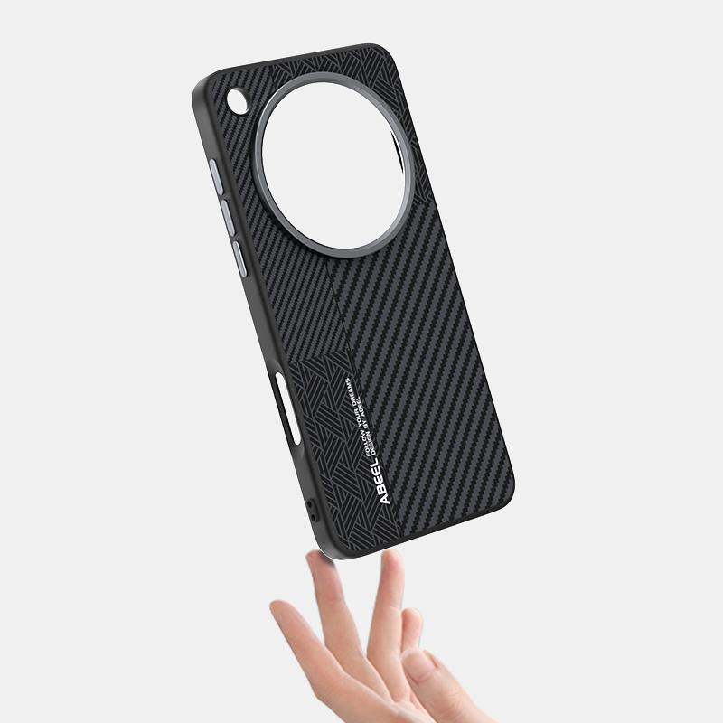 ABEEL For Oppo Find X8s+ 5G Case PC+TPU+Aluminum Alloy+PU Leather Phone Cover Compatible with MagSafe