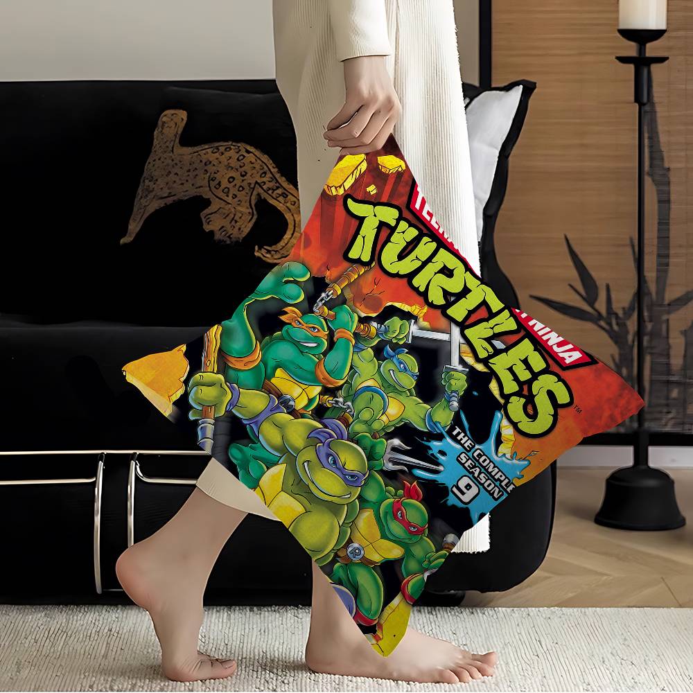 Anime TTeenage MMutant NNinja TTurtles Pillowcase Toon Gift Cushion Cover Bedroom Home Sofa Chair Seat Decor Pillow Case