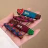 2pcs/set Duckbill Clip Hairpins Barrettes Makeup Hair Clips Simple Love Hairpin Set Daily