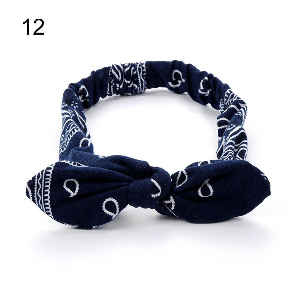 Аксессуары для волос Эластичные Однотонные Бант Повязка на голову Заячьи ушки Повязка для волос Тюрбан