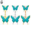 2023 1pcs Butterfly Belly Button Rings 316L Steel Zircon Navel Piercing Surgical for Women Girl Body Belly Piercing Jewelry Gift