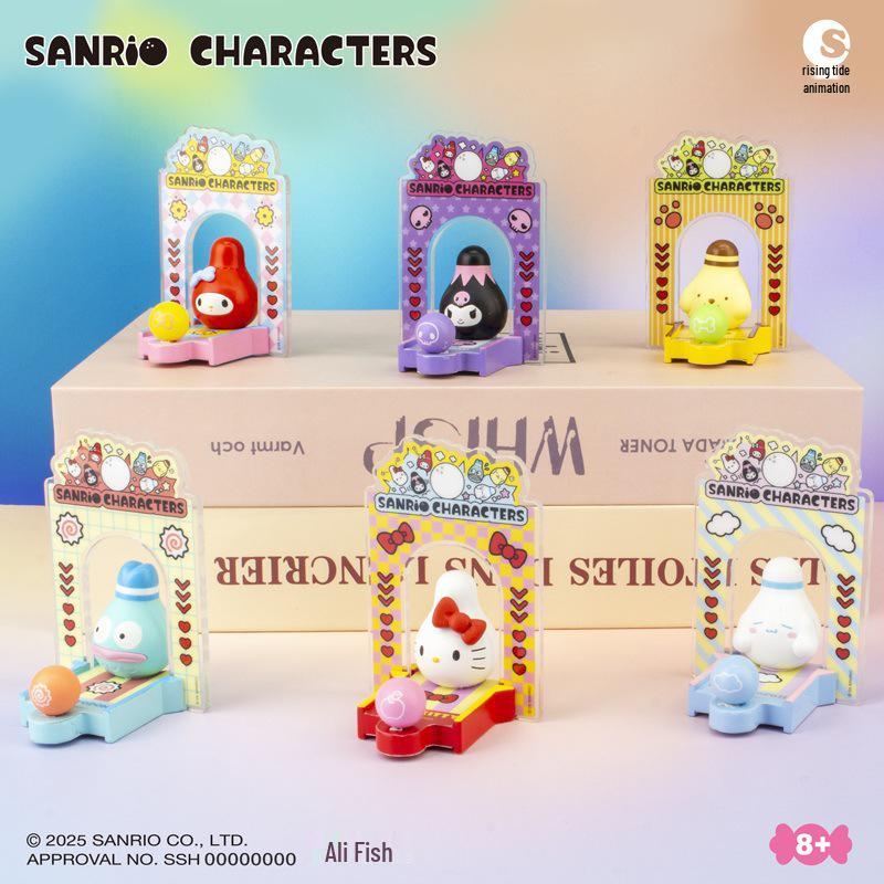 Семейный боулинг-клуб Sanrio Игрушка-фигурка из слепого пакета и настольное украшение