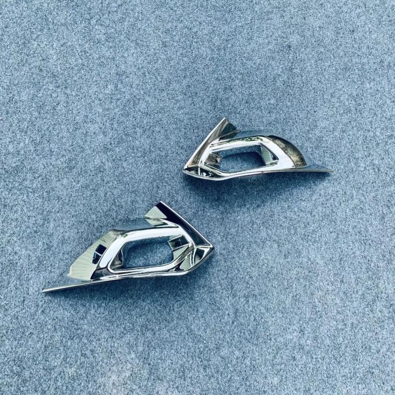 For Nissan Note E13 ABS Chrome front Rear Reflector Fog Light Lamp Cover Trim Bezel Frame Styling Garnish