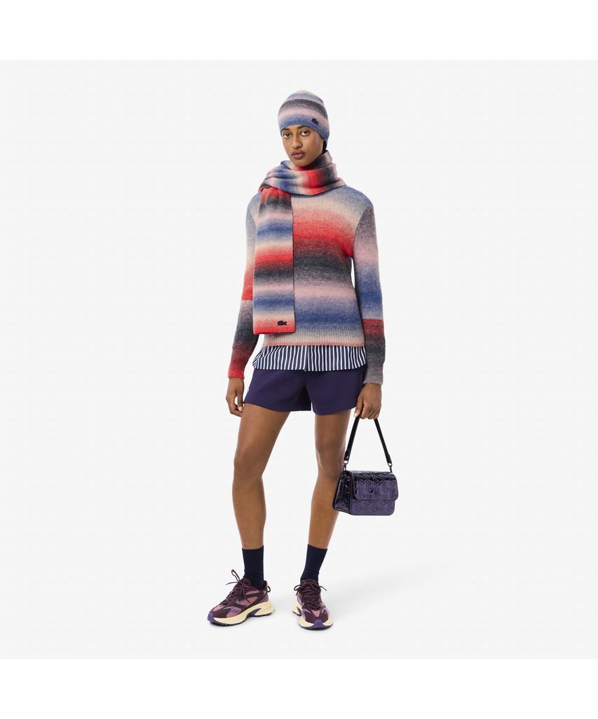 Женский многоцветный градиентный свитер LACOSTE Af4176-55N Kse