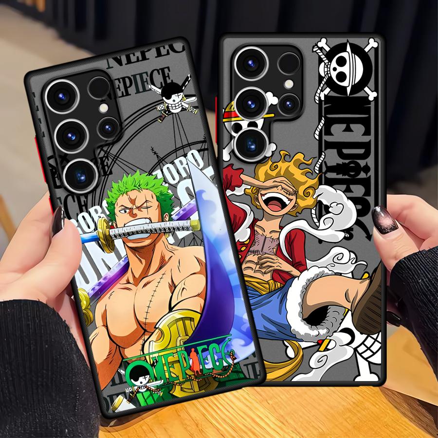Чехол Back Phone Cover Case с изображением Зоро из One Piece для Samsung Galaxy S24 Plus S21 Note 20 Ultra 10+ S23 FE S20 FE S22 S25 Ultra