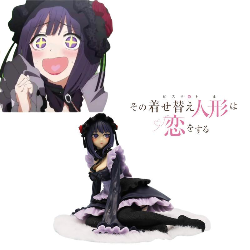 Коллекционная аниме фигурка ручной работы модель статуя ПВХ материал Черная речная капля