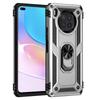KEYSION Shockproof Armor Case for Honor 50 Lite PC + Silicone Ring Stand Phone Back Cover for Huawei Y7A Y9A Nova 8i Y60