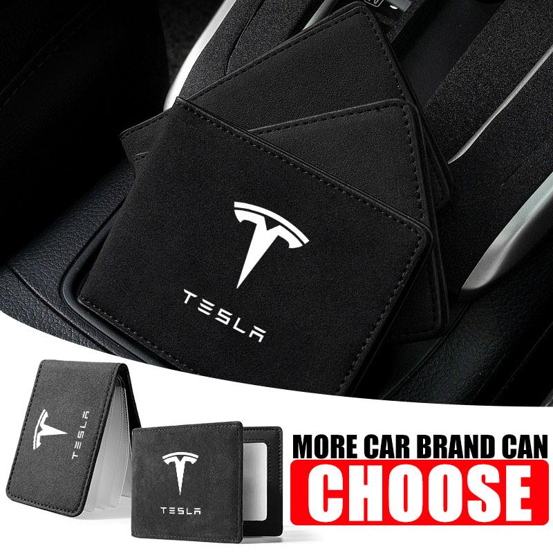 AAAIP1 Car Driving License ID Card Bank Card Wallet for Tesla TM3 TMX TMS Decal 2016-2020 Decals Model 3 Model X S Hub Caps