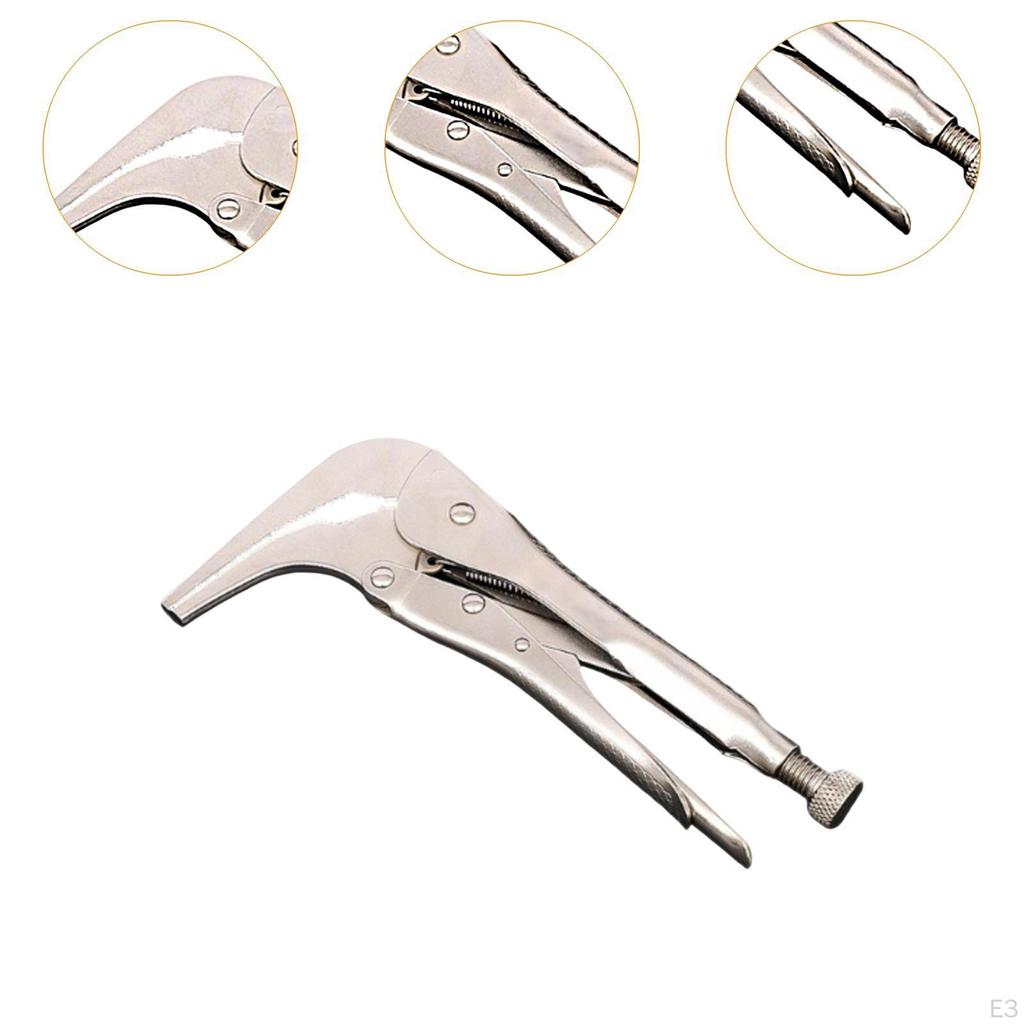 Плоскогубцы с изогнутыми под углом 90 градусов губками, сварочные фиксирующие плоскогубцы, инструмент, простой в использовании, зажим для листового металла