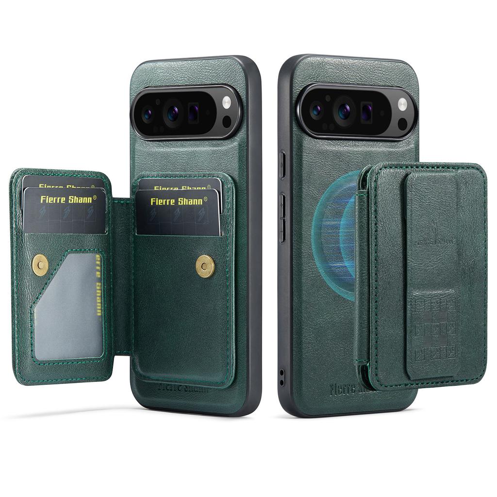 Detachable Magnetic Wristband Auto Leather Phone Case for IPhone Google Pixel 10 Pro XL Pixel9 9a 8 8a 7 7a Card Holder Wallet