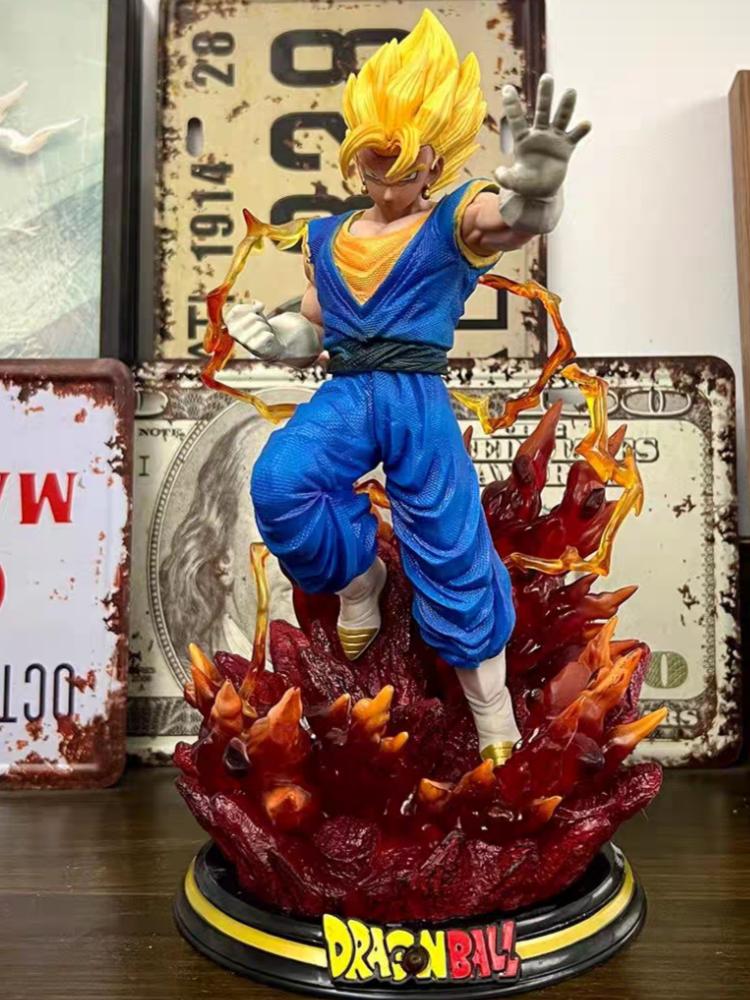 25cm Anime Figures Vegetto Gk Action Figures With Light Tenth Bullet Pvc Collection Model Dolls Toys Ornamen Gifts