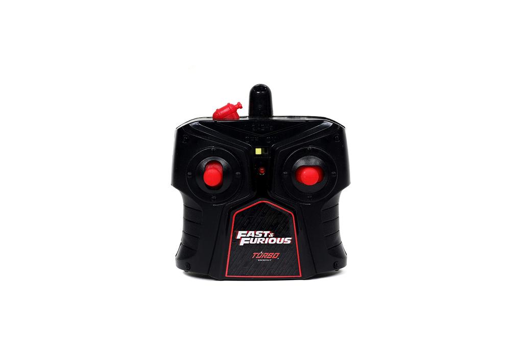 Джада игрушки Форсаж 1:16 1970 Dodge Charger RT Машина на радиоуправлении 2,4 ГГц Черный, Игрушки для детей и взрослых, Глянцевый черный (97584)