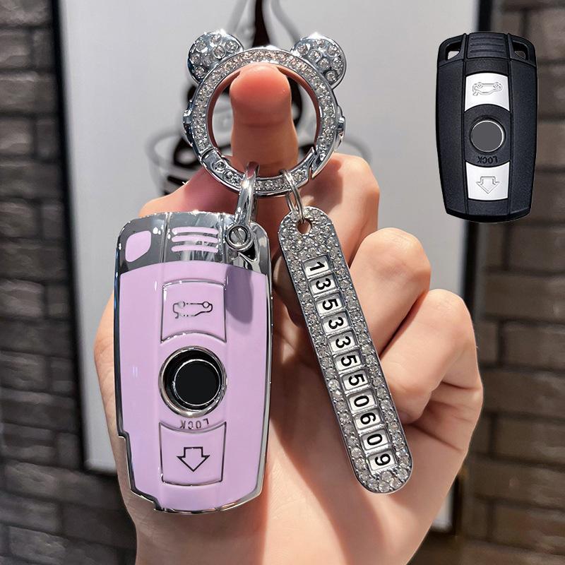 New TPU Car Key Case Cover For BMW E90 E60 E70 E87 3 5 6 Series M3 M5 X1 X5 X6 Z4 E71 E72 E88 E89 E91 E92