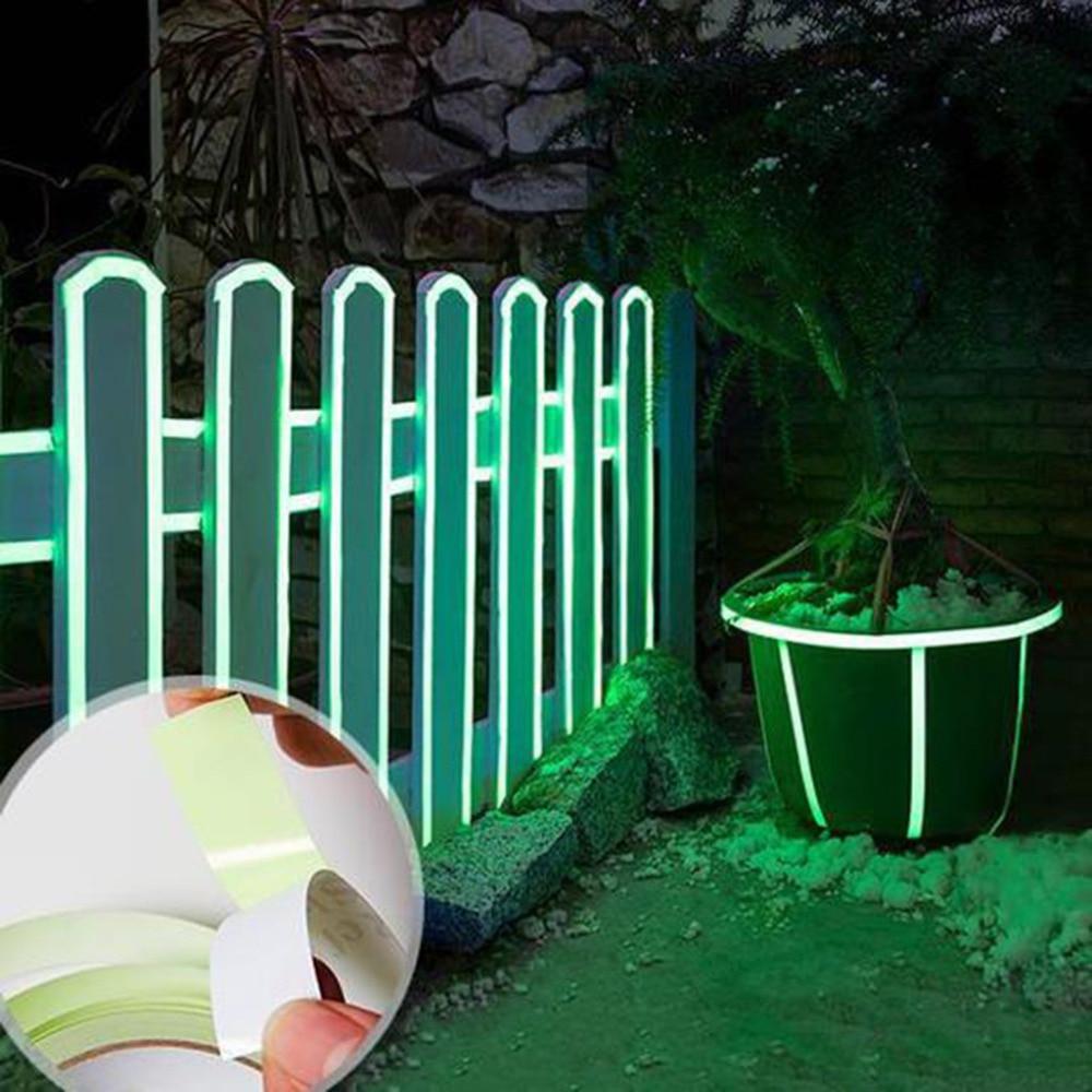 Fluorescent Glow In The Dark Wall Sticker Luminous Tape Self-adhesive Glow In The Dark Safety Stage Sticker Home Decor Sticker